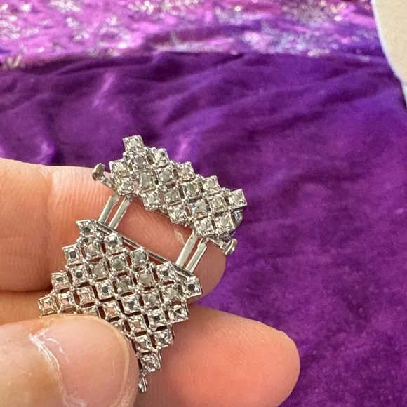 925 Silver Bracelet with Moissanite stones. - Picture 7 of 8